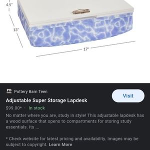 PB TEEN lapdesks with storage